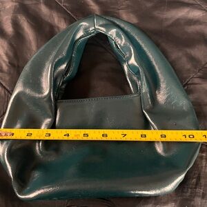 Urban Outfitters Teal Glossy Hobo Bag